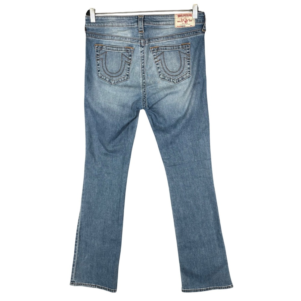 True Religion Section Bootcut Blue Jeans Mens Size 32 Medium Wash Y2K Denim - Picture 2 of 13